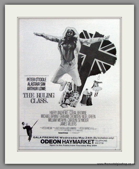 Ruling Class (The). Original Advert 1972 (ref AD51551)