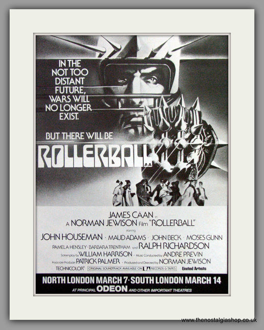 Rollerball. Original Advert 1976 (ref AD51552)