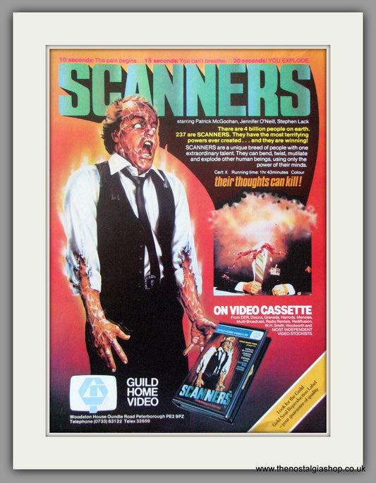 Scanners. Original Advert 1981 (ref AD51598)