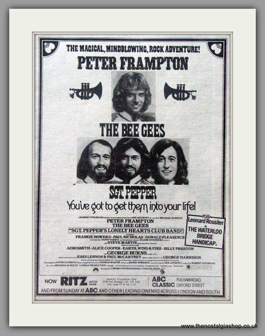 Sgt Pepper, Bee Gees.  Original Advert 1979 (ref AD51640)