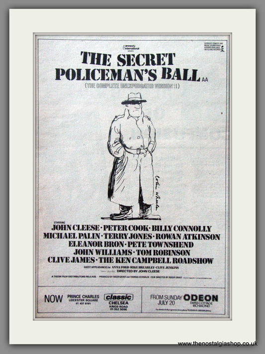 Secret Policeman's Ball (The). Original Advert 1980 (ref AD51643)