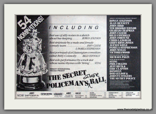 Secret Policeman's Other Ball (The). Original Advert 1982 (ref AD51644)