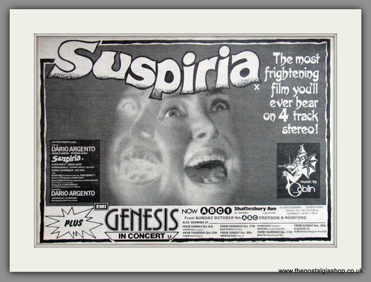 Suspiria. Original Advert 1977 (ref AD51645)
