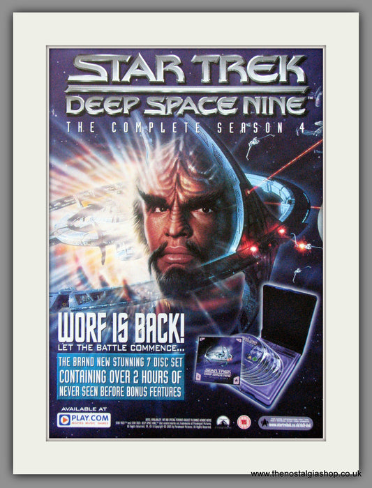 Star Trek Deep Space Nine. Original Advert 2003 (ref AD51746)