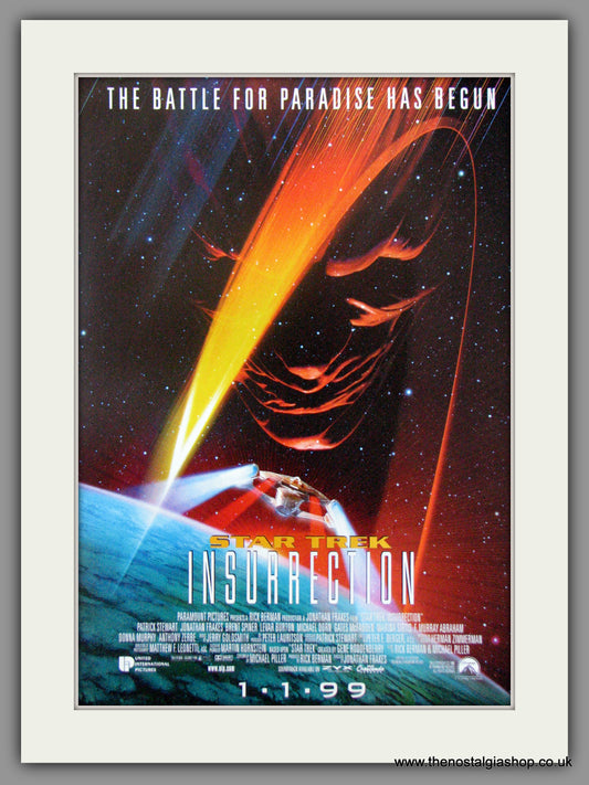 Star Trek Insurrection. Original Advert 1998 (ref AD51748)
