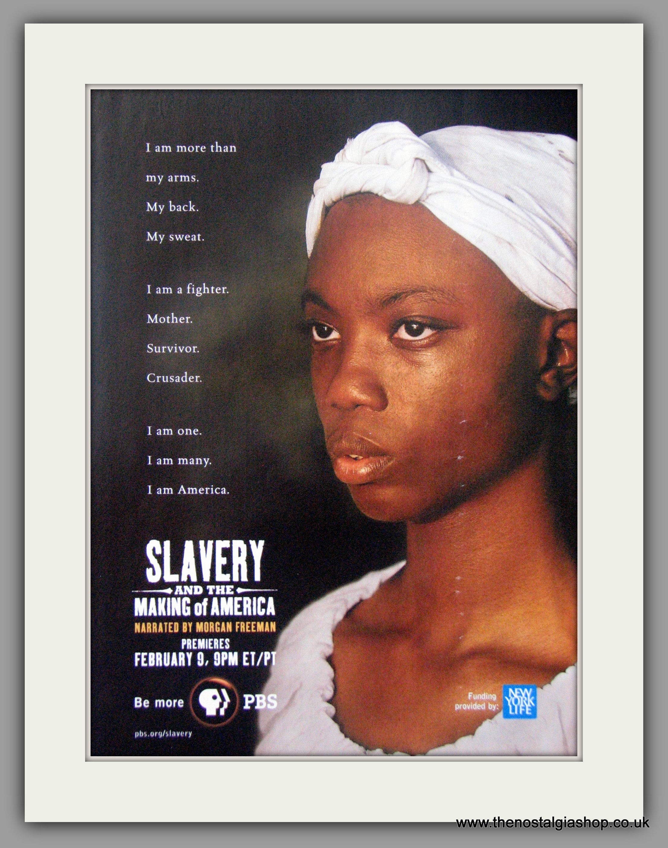 Slavery And The Making Of America Original Advert 2005 ref AD51757 Slavery and the making of america original advert 2005 ref ad51757