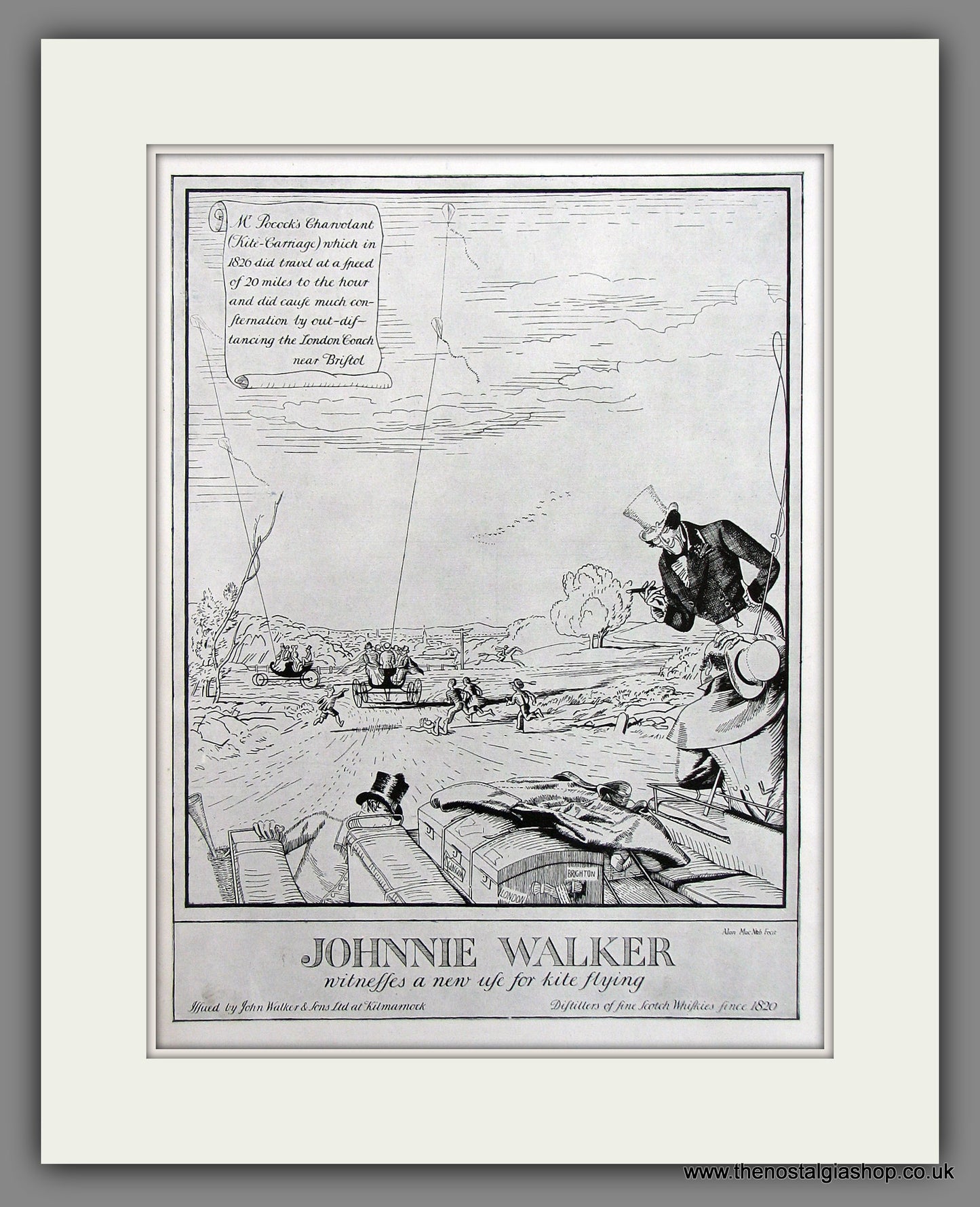 Johnnie Walker Whisky Original Advert 1931 (ref AD300083)