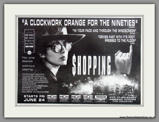 Shopping. Original Advert 1994 (ref AD51764)