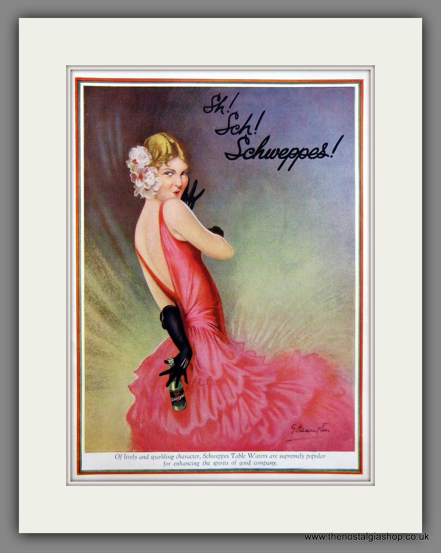 Schweppes Table Waters. Original Advert 1931 (ref AD300105)
