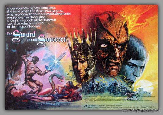 Sword And The Sorcerer (The). Double Original Advert 1983 (ref AD51765)