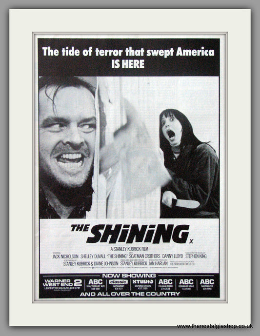Shining (The). Original Advert 1980 (ref AD51768)