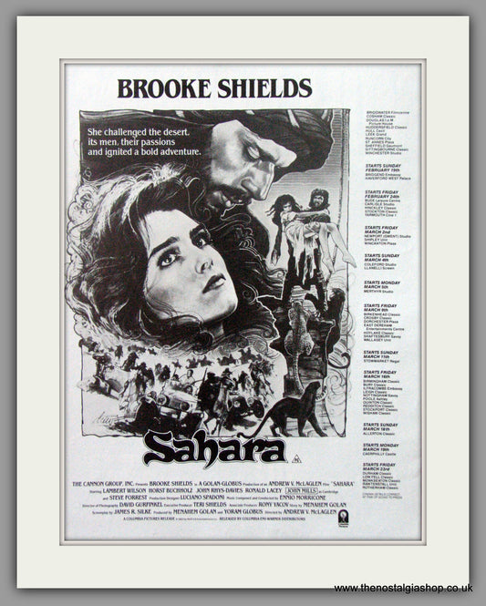 Sahara. Original Advert 1984 (ref AD51772)