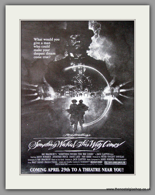 Something Wicked This Way Comes. Original Advert 1983 (ref AD51773)