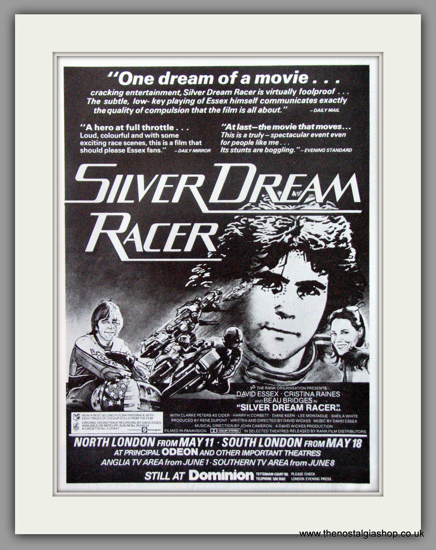 Silver Dream Racer. Original Advert 1980 (ref AD51779)