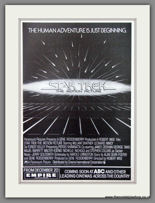 Star Trek The Motion Picture. Original Advert 1979 (ref AD51783)