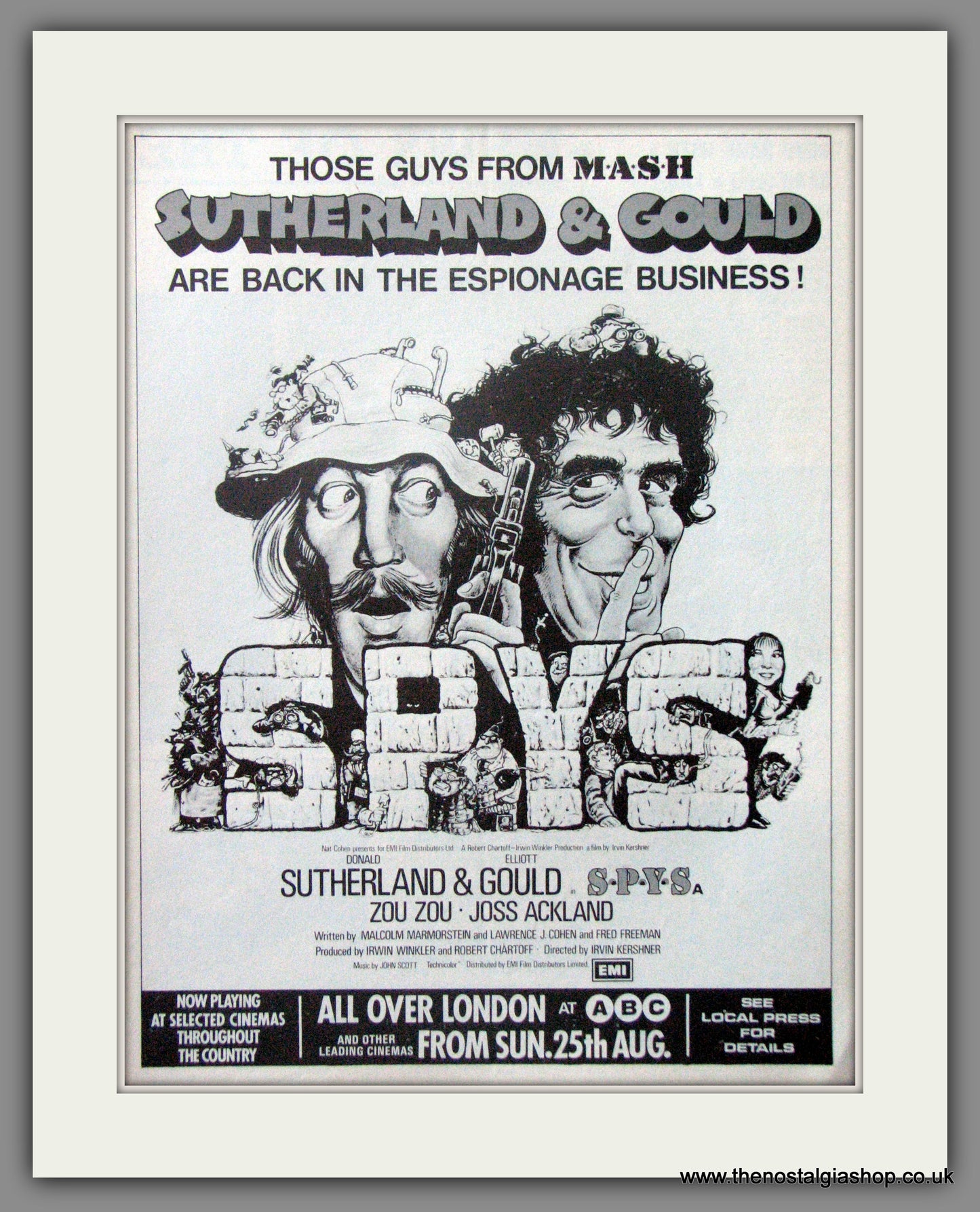 Spys. Original Advert 1974 (ref AD51786)