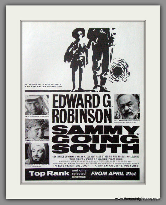 Sammy Going South. Original Advert 1963 (ref AD51788)