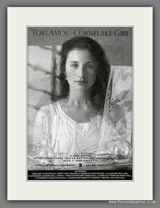 Tori Amos. Cornflake Girl. Vintage Advert 1994 (ref AD55805)