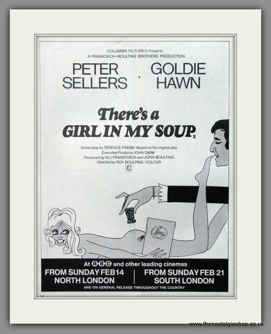 There's A Girl In My Soup. Original Advert 1971 (ref AD51795)