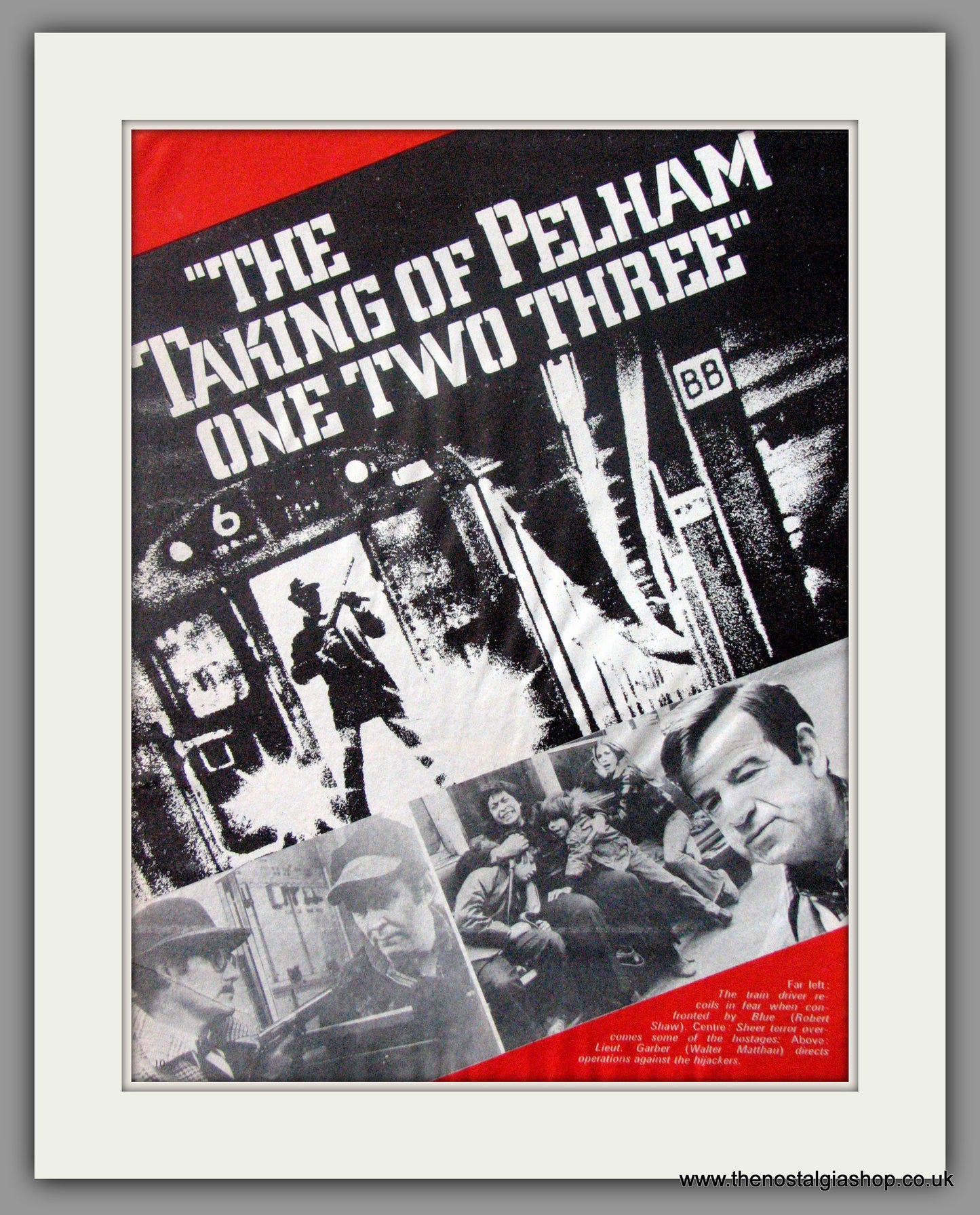Taking Of Pelham One Two Three (The). Original Advert 1975 (ref AD51801)