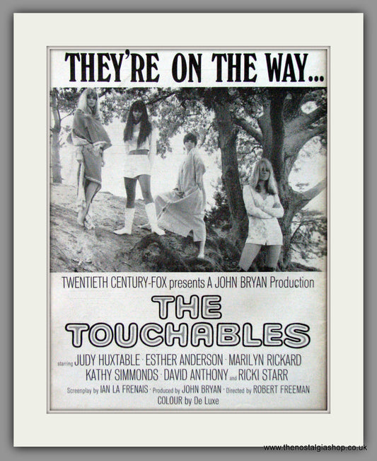 Touchables (The). Original Advert 1968 (ref AD51802)