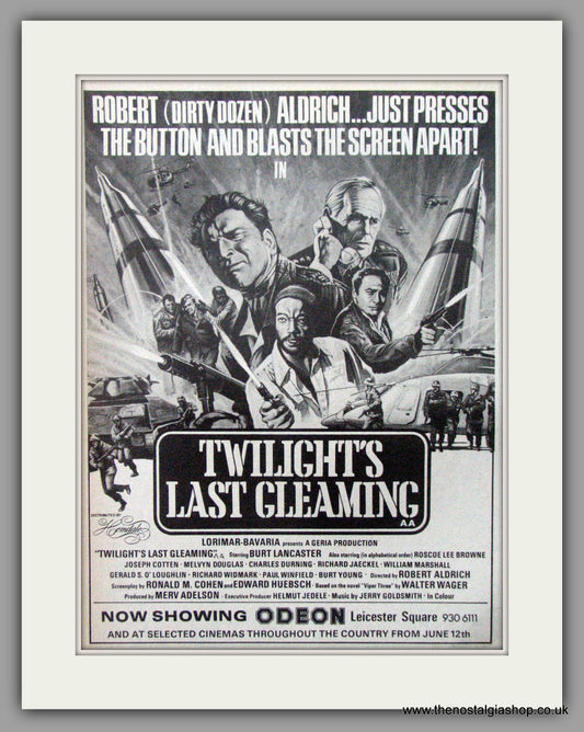 Twilight's Last Gleaming. Original Advert 1977 (ref AD51812)