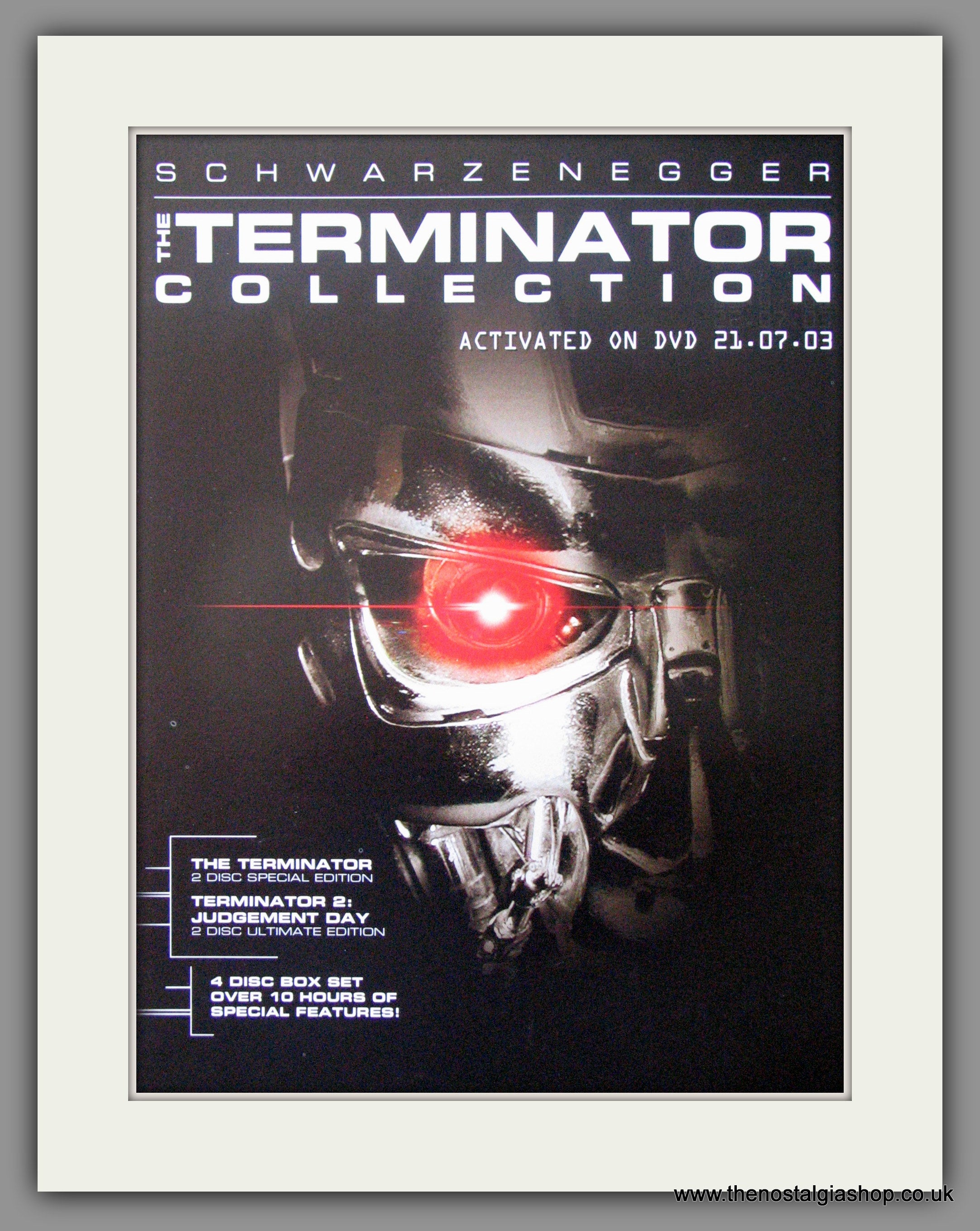 Terminator Collection DVD (The). Original Advert 2003 (ref AD51813 ...