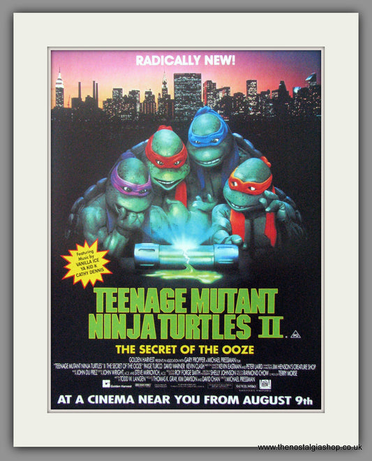 Teenage Mutant Ninja Turtles II. Original Advert 1997 (ref AD51817)