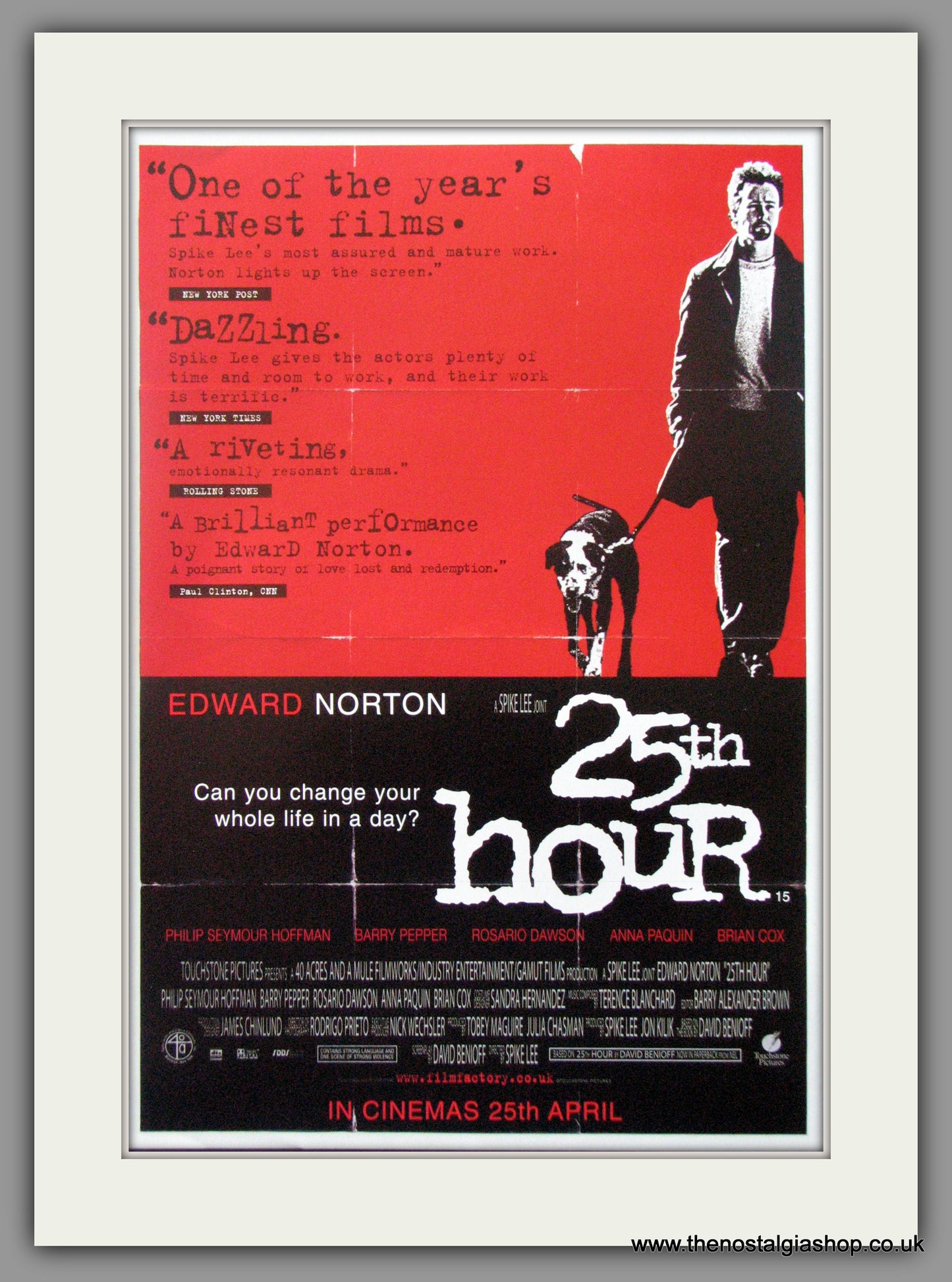 25th Hour. Original Advert 2003 (ref AD51840)