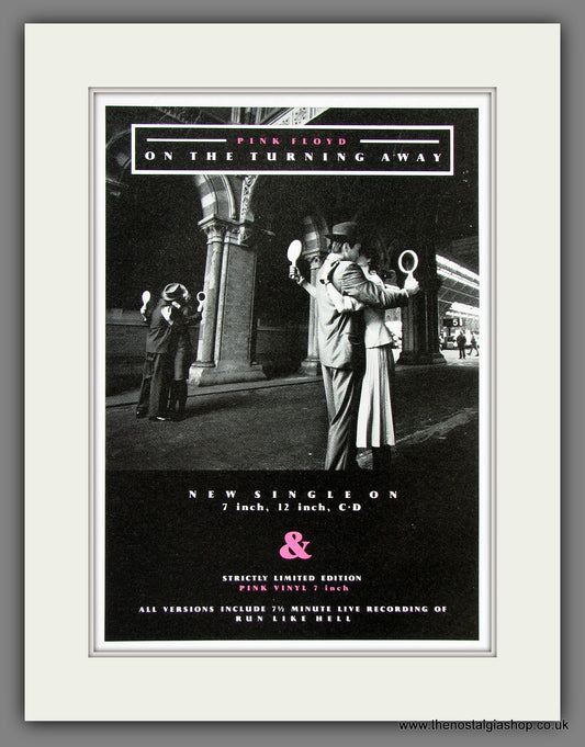 Pink Floyd. On The Turning Away. Original Music Advert 1987 (ref AD55789)