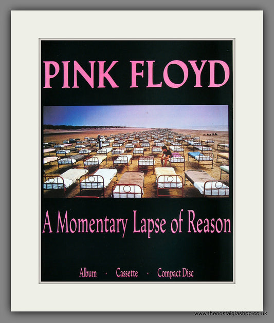 Pink Floyd. A Momentary Lapse of Reason. Original Music Advert 1987 (ref AD55794)