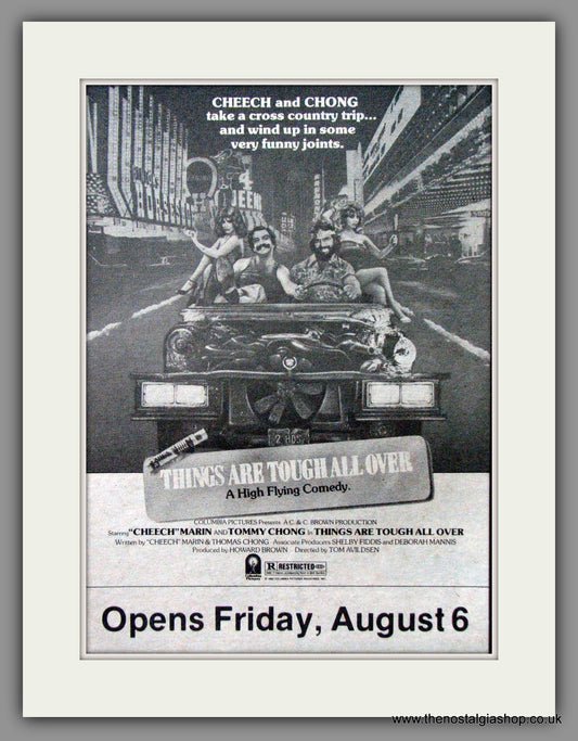 Things Are Tough All Over. Original Advert 1982  (ref AD51871)