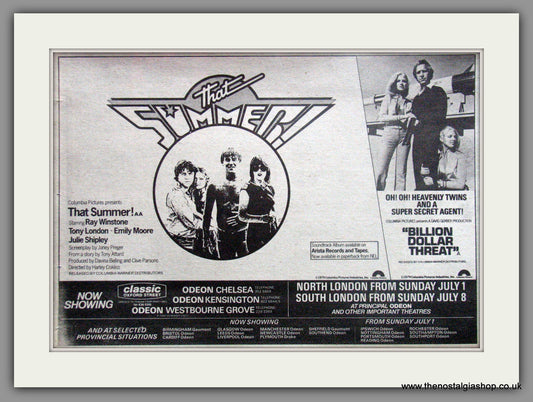 That Summer. Original Advert 1979  (ref AD51877)