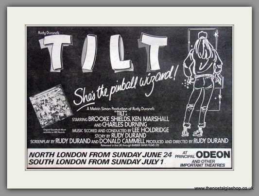 Tilt. Original Advert 1979  (ref AD51878)