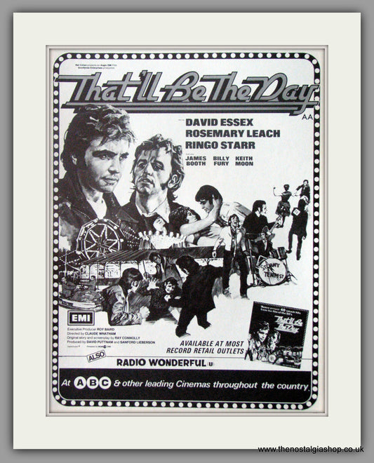 That'll Be The Day. Original Advert 1973  (ref AD51884)