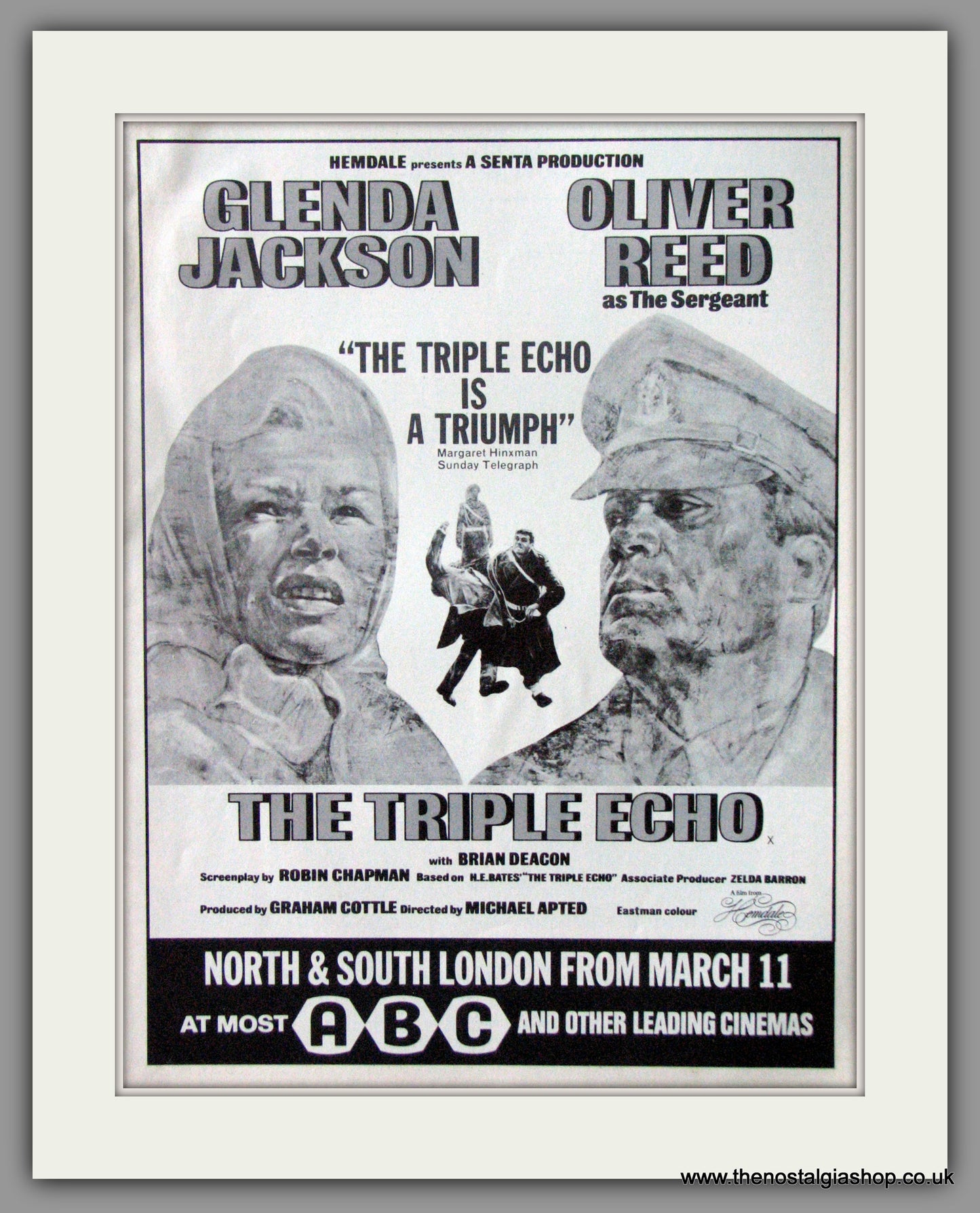 Triple Echo (The). Original Advert 1973  (ref AD51885)