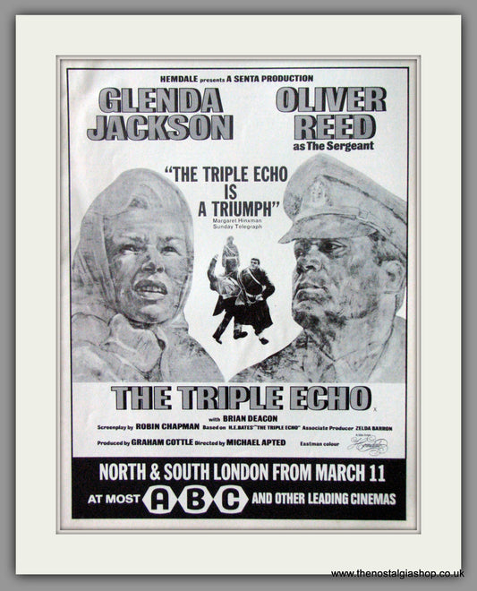 Triple Echo (The). Original Advert 1973  (ref AD51885)