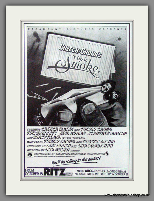 Up In Smoke. Original Advert 1979  (ref AD51897)