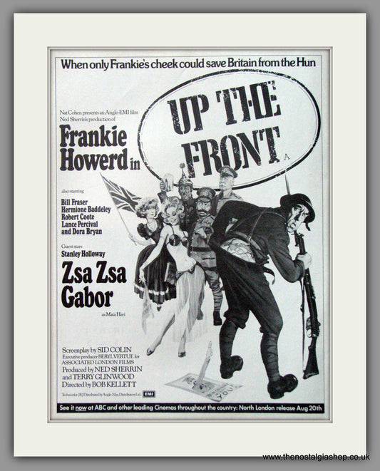 Up The Front. Original Advert 1972  (ref AD51898)