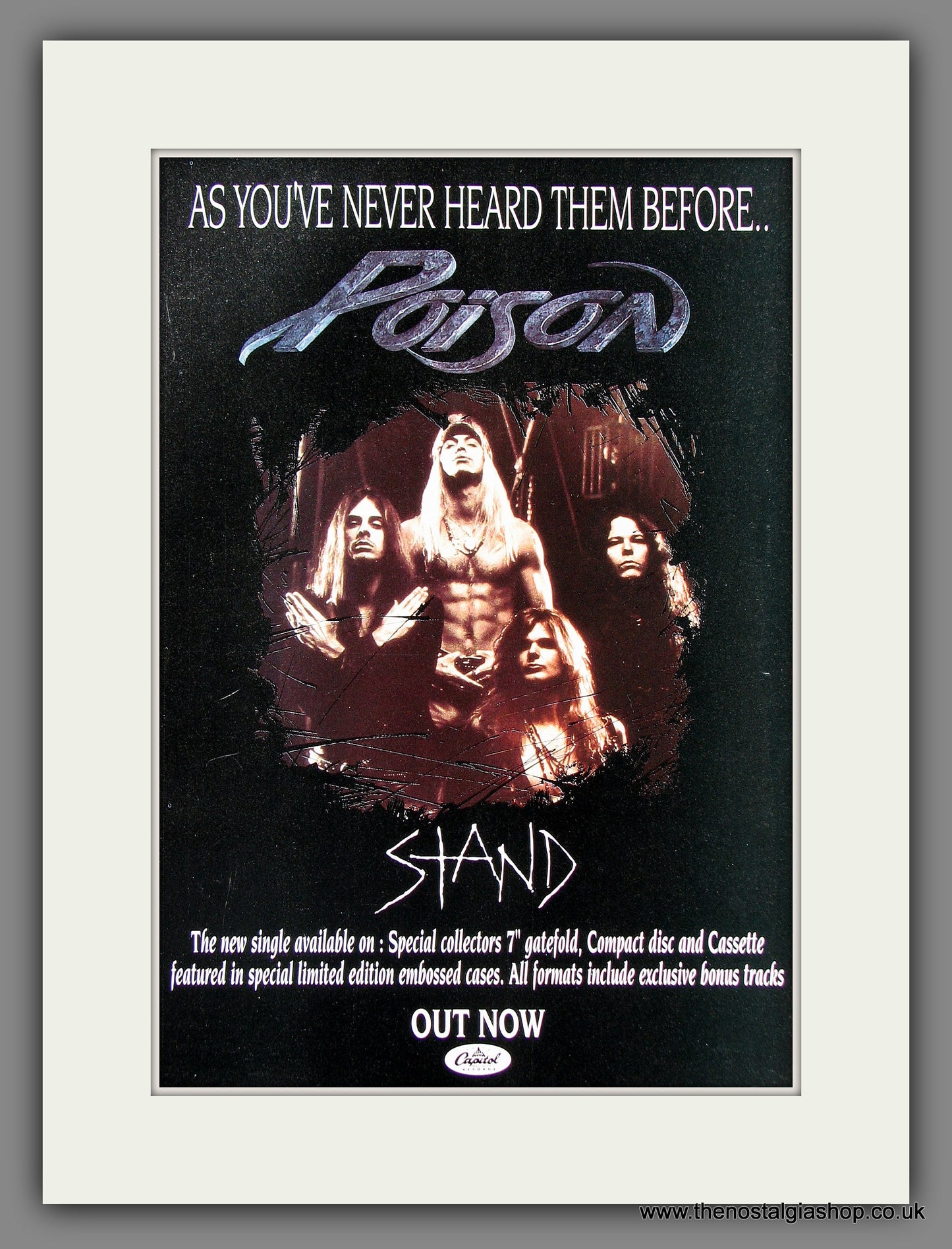 Poison. Shand. 1993 Original Advert (ref AD55770)