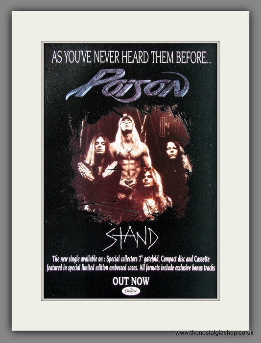 Poison. Shand. 1993 Original Advert (ref AD55770)
