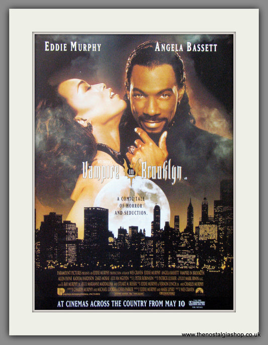 Vampire In Brooklyn, Wes Craven. Original Advert 1996  (ref AD51908)