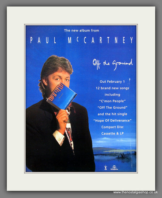 Paul McCartney Off The Ground. 1993 Original Advert (ref AD55823)