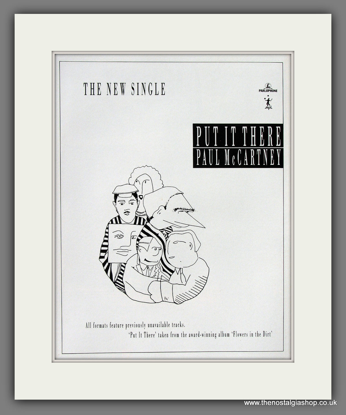 Paul McCartney Put It There. 1990 Original Advert (ref AD55824)