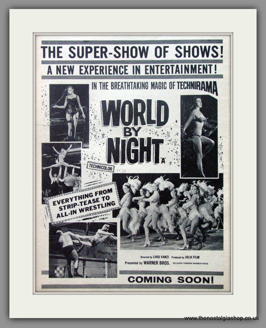 World By Night. Original Advert 1961 (ref AD52183)