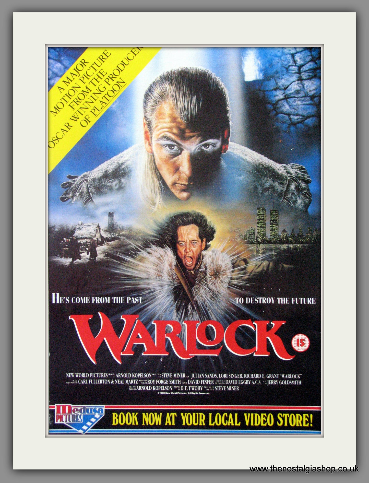 Warlock. Original Advert 1989 (ref AD52189)