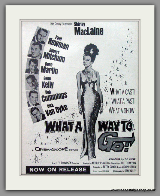 What A Way To Go. Original Advert 1964 (ref AD52275)