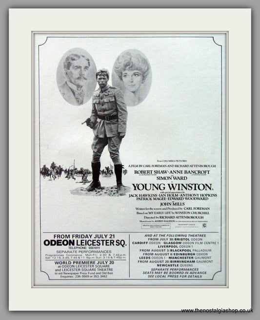 Young Winston. Original Advert 1972 (ref AD52316)