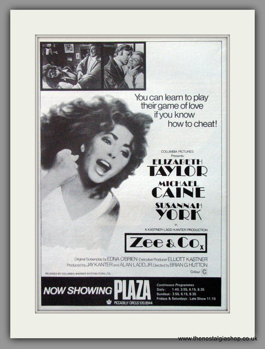 Zee & Co. Original Advert 1972 (ref AD52325)