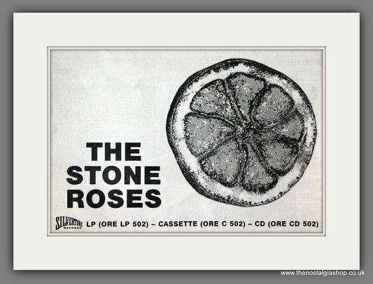 Stone Roses. Debut Album. 1988 Original Advert (ref AD55907)